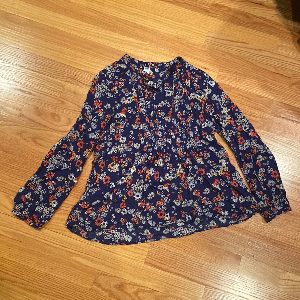 Old Navy Floral Peasant Top